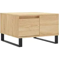 Syfax Couchtisch Sonoma-Eiche 55x55x36,5 cm Holzwerkstoff