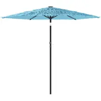 Syfax Sonnenschirm mit Stahlmast Blau 223x223x213 cm