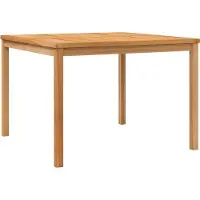 Syfax Garten-Esstisch 110x110x77 cm Massivholz Teak