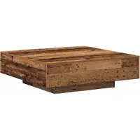 Syfax Couchtisch Altholz 100 x 100 x 31 cm