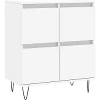 Syfax Sideboard Weiß 60x35x70 cm Holzwerkstoff