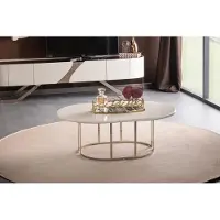 AEA Luxus Couchtisch Oval Beistelltisch Sofatisch Kaffeetisch Tisch Hochglanz