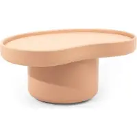 AEA Couchtisch Luxus Beige Holz Helles Farbe Elegantes Wohnzimmer Neuheit