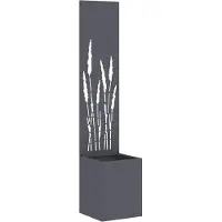 Syfax Garten Sichtschutz-Leinwand Anthrazit 32 x 150 cm