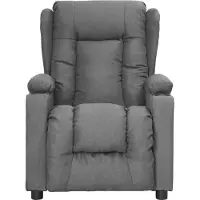 Syfax Relaxsessel Hellgrau Stoff