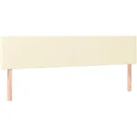 Syfax Kopfteile Creme 180x5x78/88 cm Kunstleder