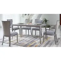AEA Luxus Design Polster Stuhl Stühle Sitz Büro Office Esszimmer Holz Möbel Stühle