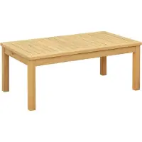 Syfax Couchtisch Helles Akazienholz 90 x 50 x 36 cm Massivholz Akazie