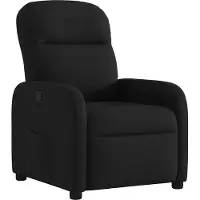 Syfax Relaxsessel Schwarz Stoff