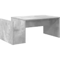 Syfax Couchtisch Beton Grau 90 x 45 x 35 cm Holzwerkstoff