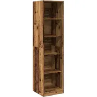 vidaXL Kleiderschrank Altholz-Optik 50x50x200 cm Holzwerkstoff
