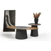 AEA Couchtische Design Möbel Stil Holz Italienische Stil Tische Rundtisch