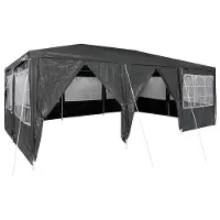 Syfax Party-Zelt 600 x 400 x 266 cm Anthrazit Polyethylen