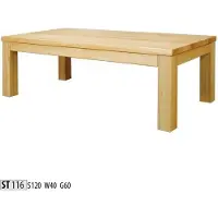 AEA Couchtisch Holztisch Echtholz Couchtische Tischplatte Beistelltisch Tisch 120x60