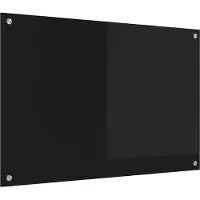 Syfax Küchenrückwand Schwarz 90 x 60 cm Gehärtetes Glas