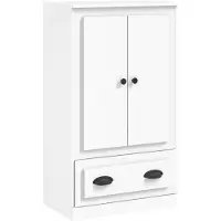 Syfax Highboard Weiß 60x35,5x103,5 cm Holzwerkstoff