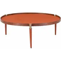 AEA Couchtisch Wohnzimmer Möbel Luxus Modern Design Tisch Orange Couchtische