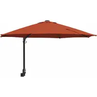 Syfax Garten-Sonnenschirm Terrakotta 248 x 248 x 148 cm