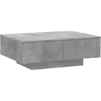 Syfax Couchtisch Betongrau 90x60x31 cm Holzwerkstoff