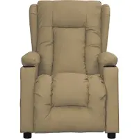 Syfax Relaxsessel Cappuccino-Braun Kunstleder