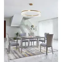 AEA Komplette Garnitur Tisch mit 6 Stühlen luxus möbel hotel dubai einrichtung