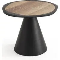 AEA Designer Couchtisch Beistelltisch Wohnzimmer Schwarz Tisch Möbel Rund