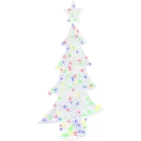 Syfax Weihnachtsbaum 160 LEDs Mehrfarbig 150 cm Acryl