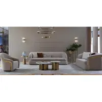 AEA Designer Rund Couchtisch Wohnzimmertisch Kaffeetisch Sofa Tisch Beistell Marmor