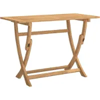 Syfax Gartentisch Klappbar 110x55x75 cm Massivholz Akazie