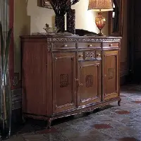 AEA Kommode Wohnzimmer Kommode Schubladen Holz Sideboard Schrank Schränke Massiv