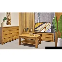 AEA Beistell Tisch Couchtisch Echtes Holz Massive Möbel Eiche 120x80cm Tische