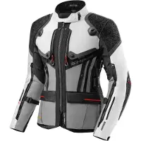 SHIMA Tracker Motorrad Textiljacken, weiß/grau/rot, 4XL