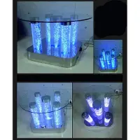 AEA Design Tisch Couchtisch Wasser Säulen Säule Water Sofa Tische led Beleuchtet