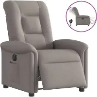 Syfax Relaxsessel Elektrisch Taupe Stoff