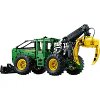 LEGO Technic John Deere 948L-II Skidder Set, großes 1.492-teiliges Baufahrzeug-Spielzeug mit pneumatischen Funktionen und 4-Rad-Antrieb, Modellbaukasten für Technikbegeisterte, Geschenkidee 42157