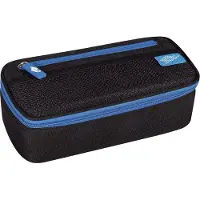 Wedo 242 43010, Weiches Federmäppchen, Polyester, Schwarz, Blau, Einfarbig, Reißverschluss, Kind