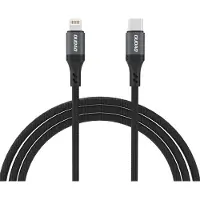 Dudao L3Cl Usb-C - Lightning 30W 2M Geflochtenes Kabel - Schwarz