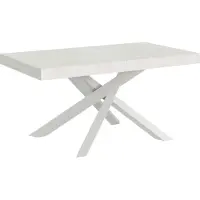 Itamoby Volantis Ausziehtisch 180/440x90 cm Esche weiß Beine weiß