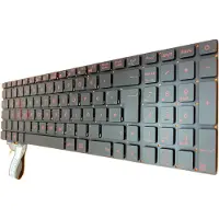 T-ProTek DEUTSCHE - Tastatur Keyboard Ohne Rahmen mit Beleuchtung kompatibel für ASUS G741JX