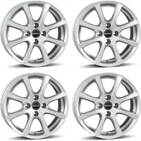 BORBET 4 Felgen LV4 6.5x15 ET40 4x100 SIL für Opel Adam Agila Astra Corsa Karl Meriva 4x100 SIL für Opel Adam Agila Astra Corsa Karl Meriva
