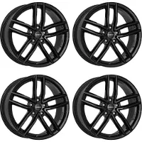Dezent 4 TR black Felgen 7.5Jx18 5x112 für Seat Altea Leon Toledo