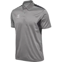 Hummel hmlAUTHENTIC FUNCTIONAL POLO - grey melange, Größe:3XL