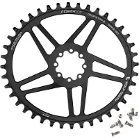 Wolf Tooth PowerTrac Elliptical SRAM 8-bolt Direct Mount Kettenblatt, Standard 45mm/Offset