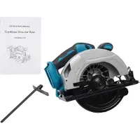 OEM Kreissäge, verstellbarer Winkel, kabelloser Betrieb, Blau
