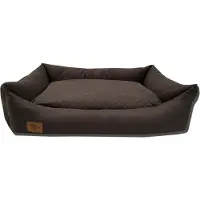 Odol-Plusz XL Hundebett Hundekissen Hundesofa Katzenbett 100x70 wasserdicht braun
