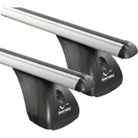 Aurilis Dachträger VDP kompatibel mit für Volvo S80 (Stufenheck 5 Türer) ab 03/2006 Aluminium