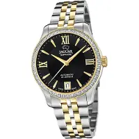 Jaguar Edelstahl Damen Uhr Analog Elegant silber gold Heritage D2UJ998/2