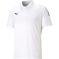 Puma Herren Polo Shirt teamLIGA Sideline Polo 657257-04 XXL - White-Black - XXL