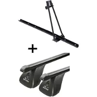 VDP Fahrradträger ORION + Dachträger Stahl kompatibel mit für Renault Captur 5 Türer ab 2013
