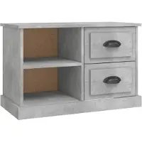 Syfax TV-Schrank Betongrau 73x35,5x47,5 cm Holzwerkstoff